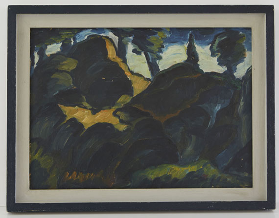 Walter Dexel - Steinbruch - Rahmenbild