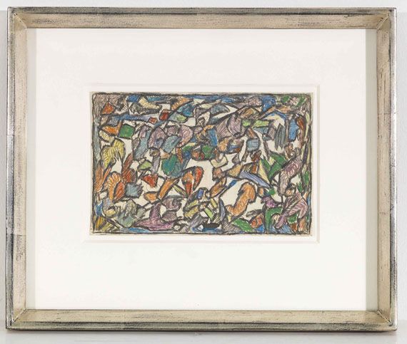 Adolf Hölzel - Lichter Dschungel - Rahmenbild