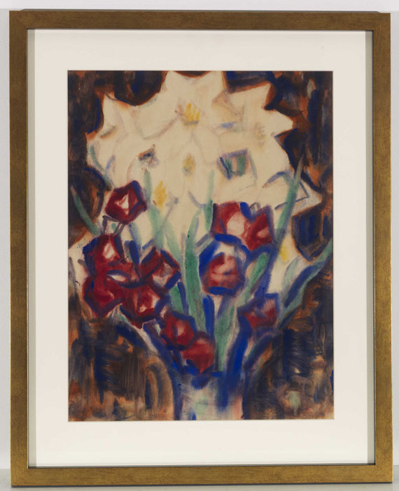 Christian Rohlfs - Blumenstillleben - Rahmenbild