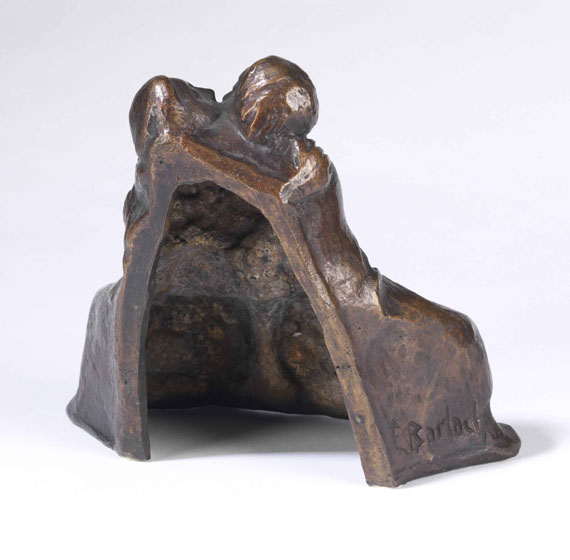 Ernst Barlach - Kussgruppe II - R&uuml;ckseite