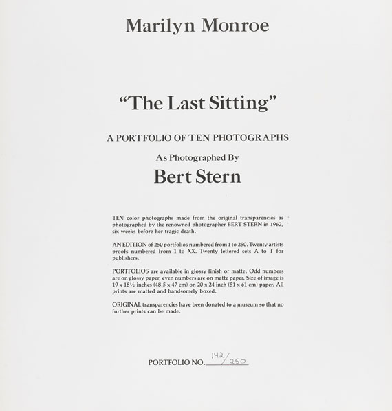 Bert Stern - Marilyn Monroe - The last sitting - Weitere Abbildung