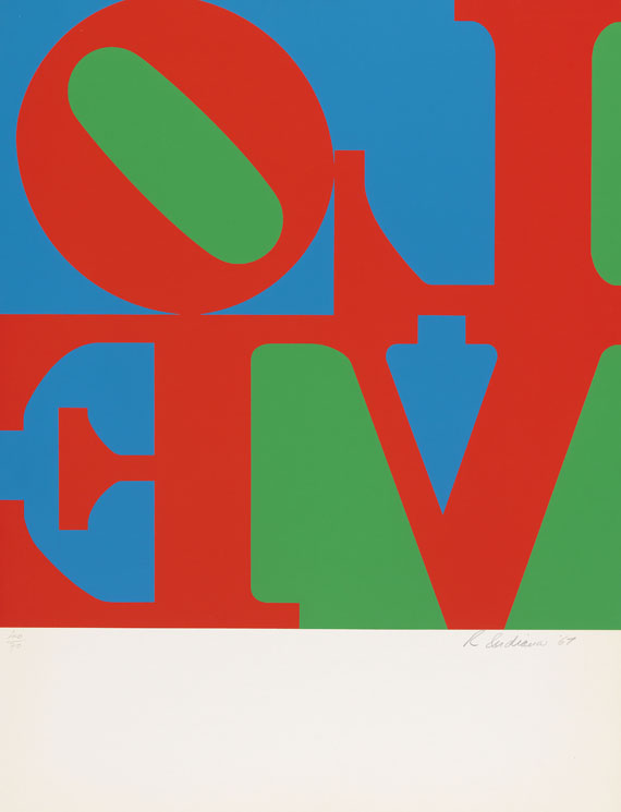 Robert Indiana - Love Wall (Love Frieze) - 4-teilig - Weitere Abbildung