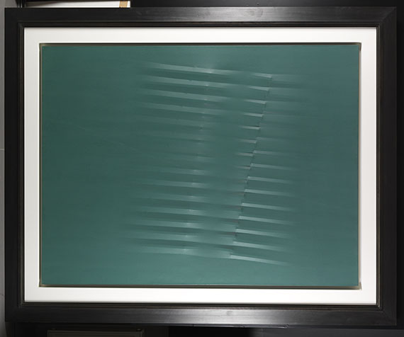 Agostino Bonalumi - Verde - Rahmenbild