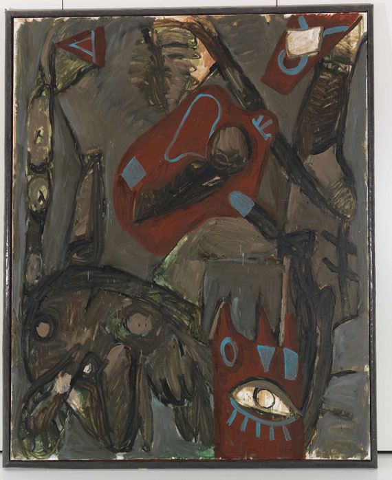 Markus Lüpertz - Hexenkind - Rahmenbild