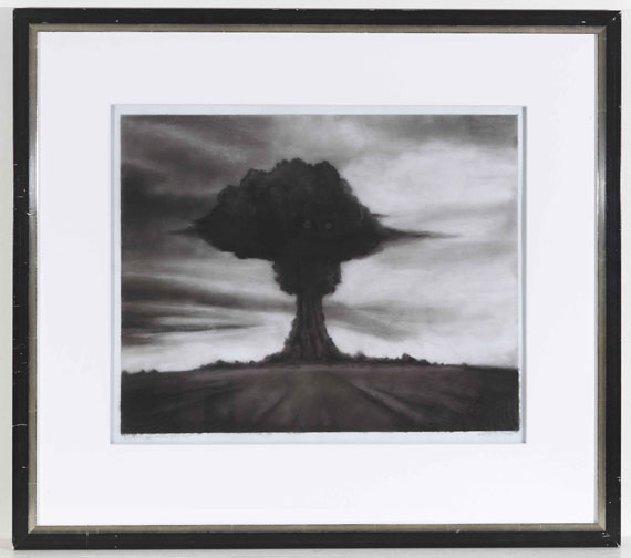 Robert Longo - Study for Joe, Russian bomb Test - Rahmenbild