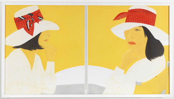 Alex Katz - Red band - Rahmenbild