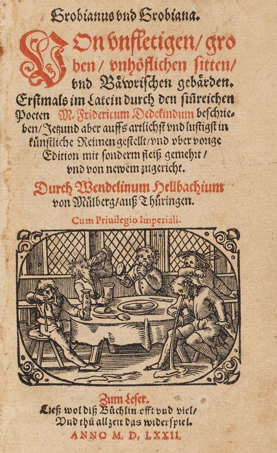 Friedrich Dedekind - Grobianus und Grobiana - Weitere Abbildung