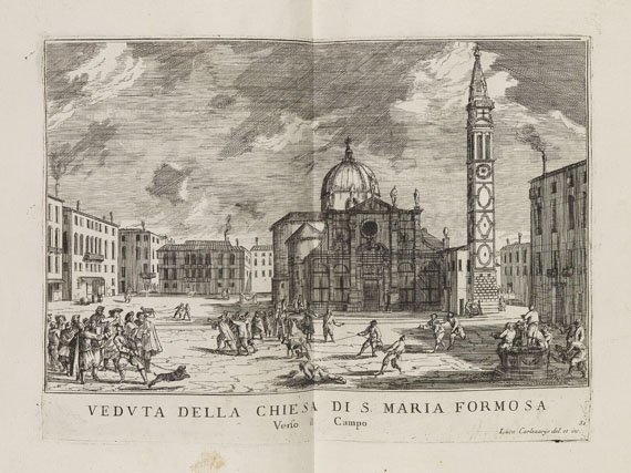 Luca Carlevarijs - Le fabriche,e vedute di Venetia - Weitere Abbildung