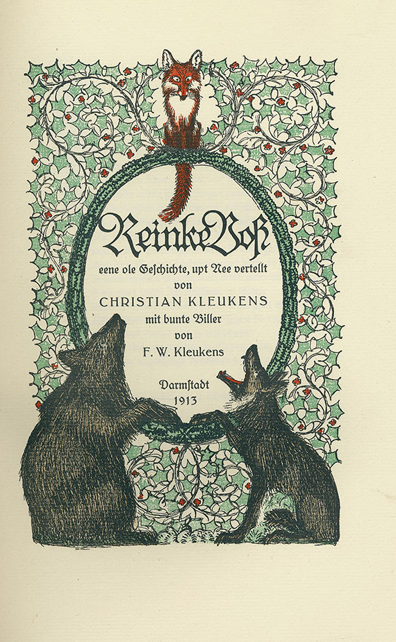 Ernst Ludwig-Presse - Kleukens, Christian Heinrich, Reinke Voß