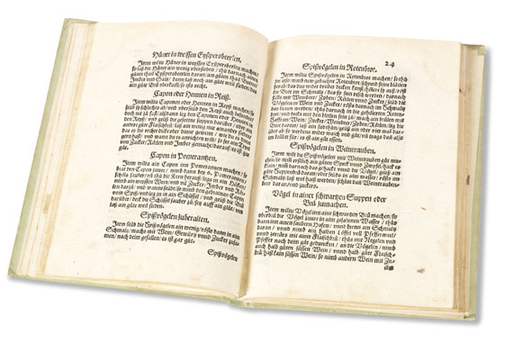 Georg von Augsburg Mayr - Ain kunstreich (und) bewehrt Kochbuch. 1577 - Weitere Abbildung