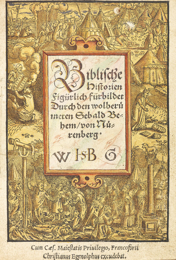 Hans Sebald Beham - Biblische Historien. 1536