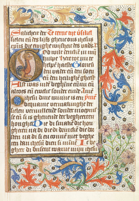  Manuskript - Niederländisches Stundenbuch auf Pergament. Um 1470 - Weitere Abbildung