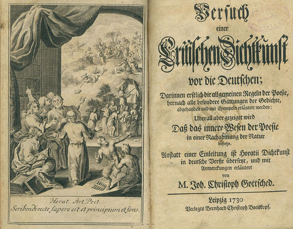 Johann Christoph Gottsched - Versuch einer kritischen Dichtkunst