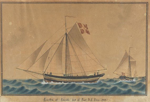 J. R. Hansen - Yacht "Laerken af Tronse"