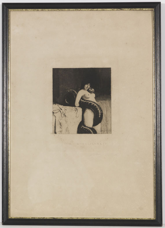 Franz von Stuck - Die Sinnlichkeit - Rahmenbild