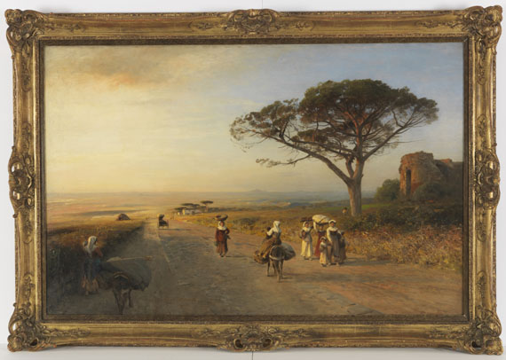 Albert Flamm - Via Appia - Rahmenbild