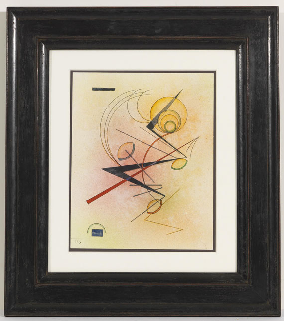 Wassily Kandinsky - Kleines Warm - Rahmenbild