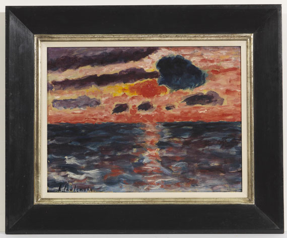 Alexej von Jawlensky - Sonnenuntergang, Borkum - Rahmenbild