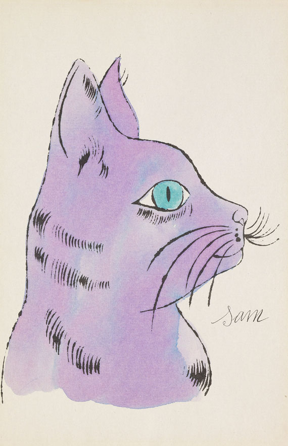 Andy Warhol - 25 Cats name[d] Sam and one Blue Pussy - Weitere Abbildung