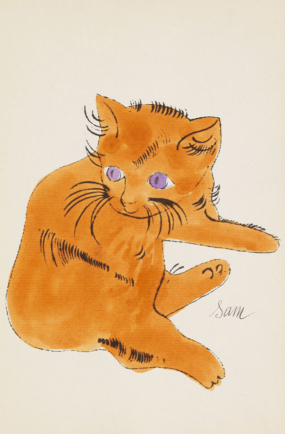 Andy Warhol - 25 Cats name[d] Sam and one Blue Pussy - Weitere Abbildung