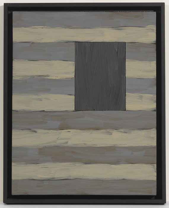 Sean Scully - Small Grey Window - Rahmenbild