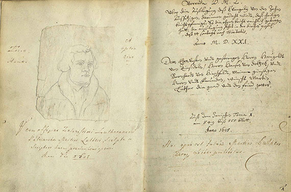 Martin Luther - Handschrift Evangelien Auslegung (nach Luther), 17. Jh.