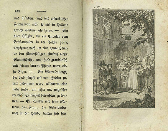 Moritz August von Thümmel - Reise in die mittäglichen Provinzen von Frankreich. 10 Bde. in 9 Werken