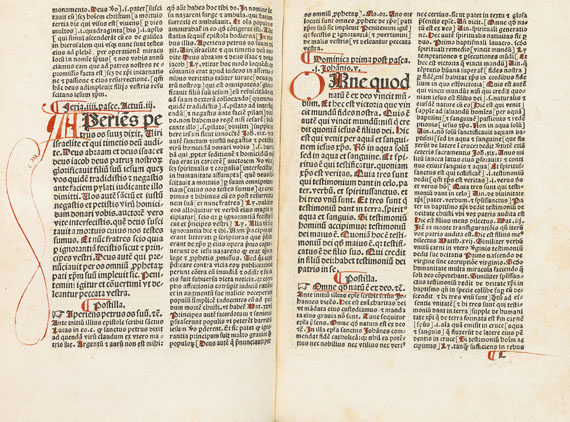  Guillermus Parisiensis - Postilla super epistolas. Basel 1491 - Weitere Abbildung