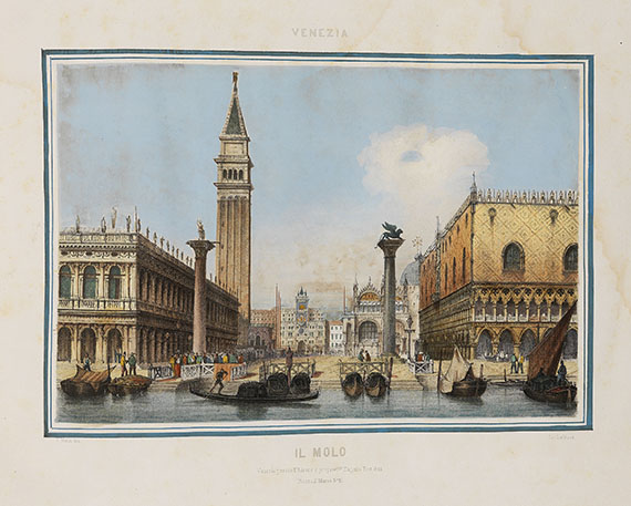 Vedute di Venezia - Vedute dei principali monumenti di Venezia. 1850