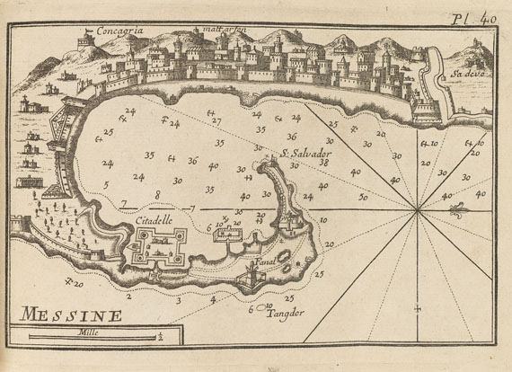 Atlanten - Roux, Joseph, Receuil des principaux plans des ports. 1764