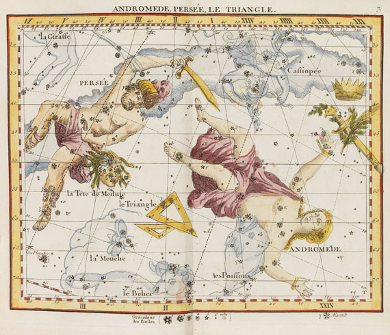 Atlanten - J. Flamsteed / J. Fortin, Atlas céleste.