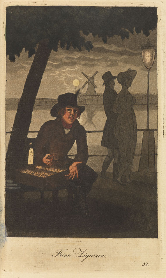 Christoffer Suhr - Der Ausruf in Hamburg. 1808.