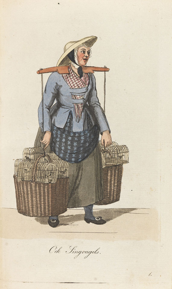 Christoffer Suhr - Der Ausruf in Hamburg. 1808. - Weitere Abbildung