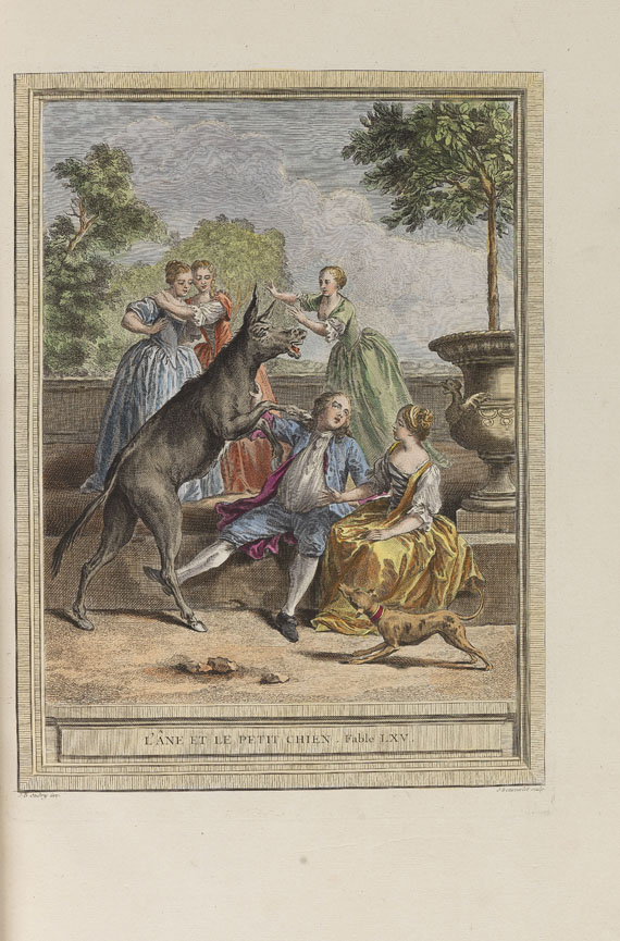 Jean de La Fontaine - Fables choisies. 4 Bde. 1755 - Weitere Abbildung