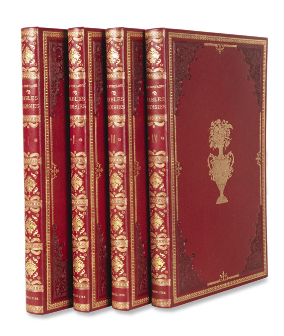 Jean de La Fontaine - Fables choisies. 4 Bde. 1755 - Weitere Abbildung