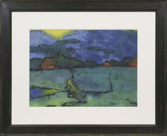 Nolde - Landschaft (Marschlandschaft in der Dämmerung)