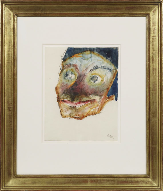 Emil Nolde - Kopf - Rahmenbild