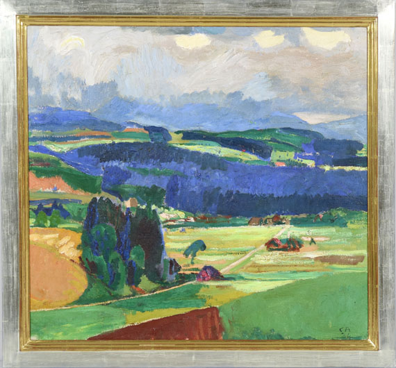 Cuno Amiet - Lueg (Landschaft bei Oschwand) - Rahmenbild