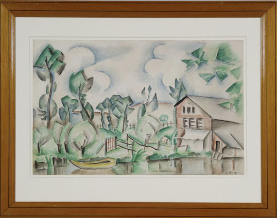 André Lhote - Maison au bord de la rivière - Rahmenbild