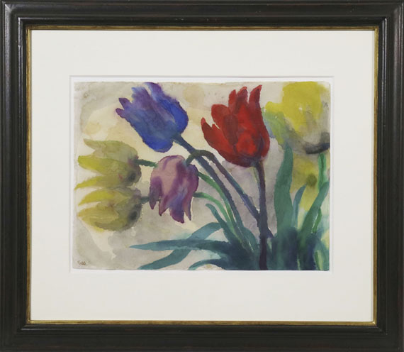 Emil Nolde - Tulpen - Rahmenbild