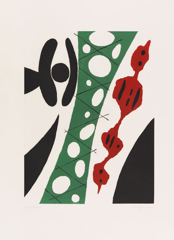 Ernst Wilhelm Nay - Sechs Aquatinten - Über den Menschen