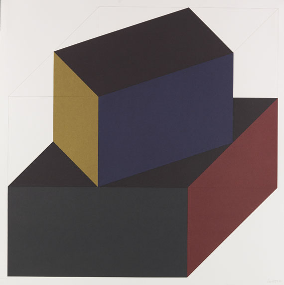Sol LeWitt - Forms derived from a Cube