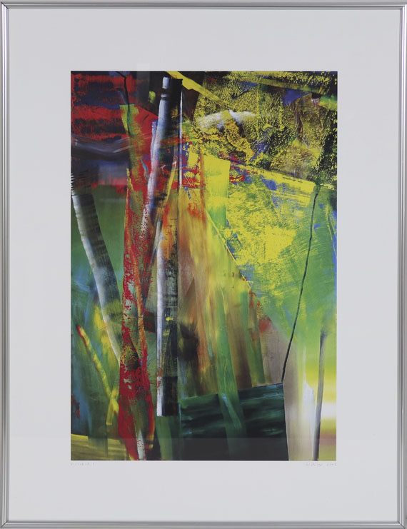 Gerhard Richter - 2 Blätter: Victoria I. Victoria II - Rahmenbild