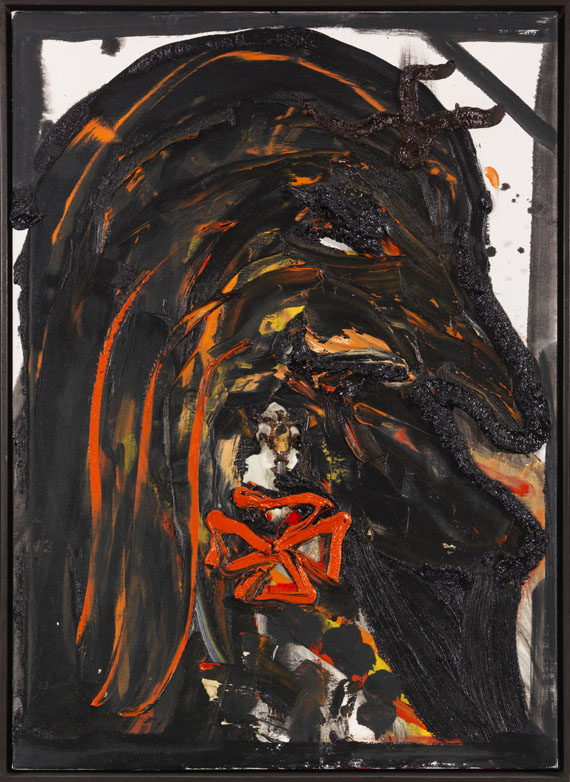 Jonathan Meese - Die Flugechsengouvernante "Maulo" - Rahmenbild