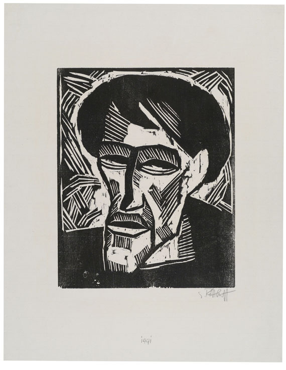 Karl Schmidt-Rottluff - Bildnis O.M. (Otto Mueller)