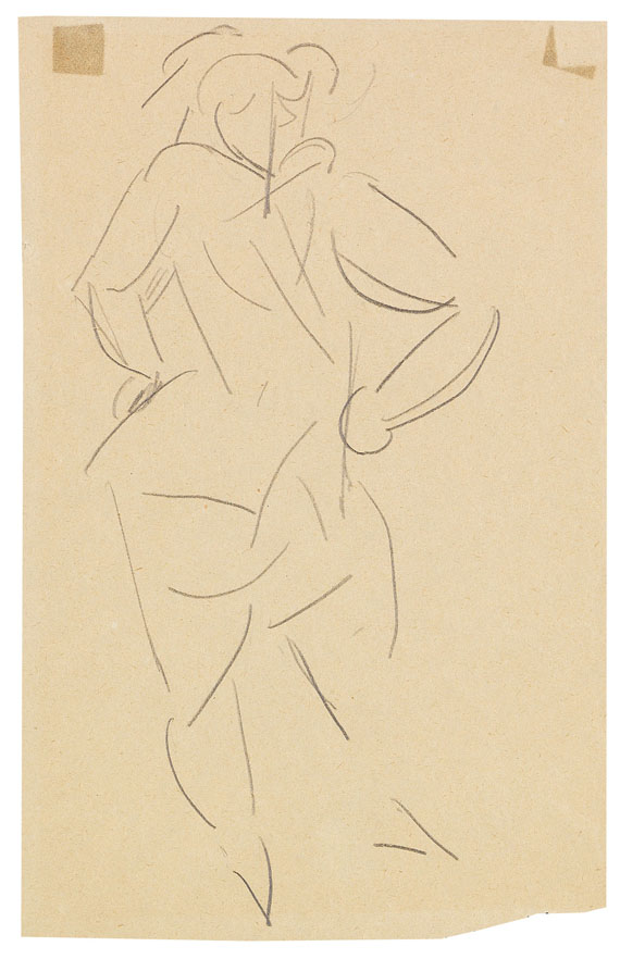 Otto Gutfreund - 3 Blätter: Kubistische Kompositionen - Weitere Abbildung