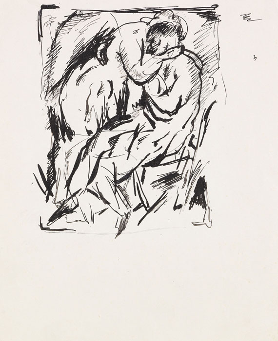 Otto Gutfreund - 3 Blätter: Kubistische Kompositionen - Weitere Abbildung