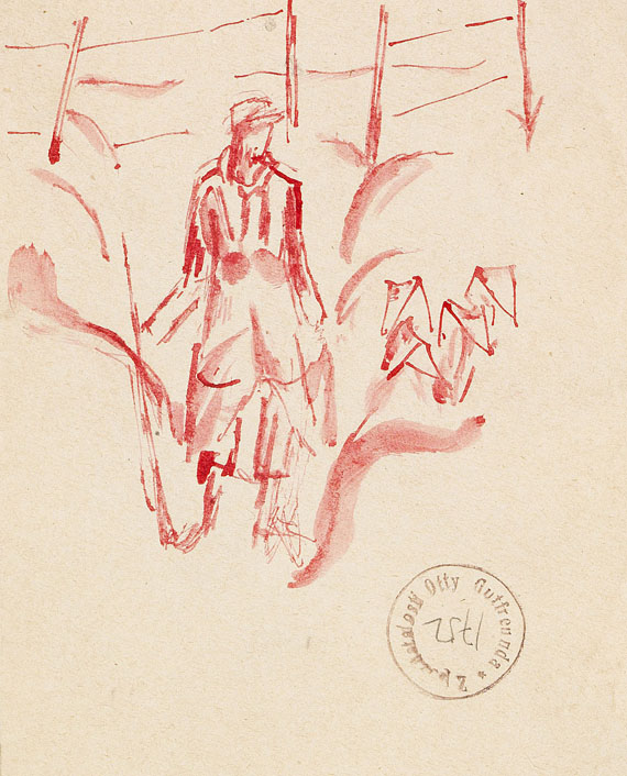 Otto Gutfreund - 3 Blätter: Kubistische Kompositionen - Weitere Abbildung