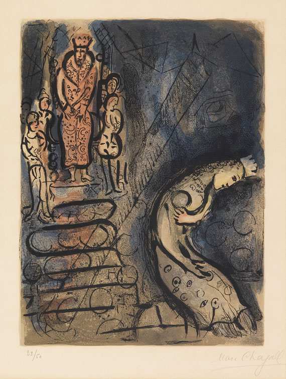 Chagall - Ahasverus vertreibt Vasthi