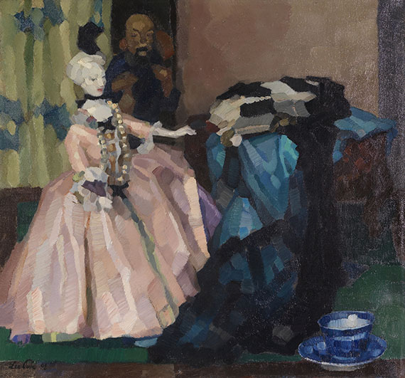 Leo Putz - Weiße Puppe